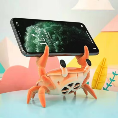 3-in-1 Crab Phone Holder & Wireless Bluetooth Speaker (Model: VO-F8)
